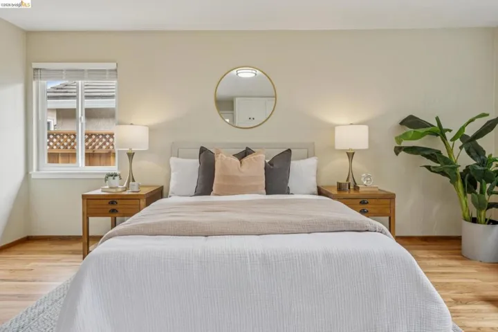 Wood-finish flooring throughout