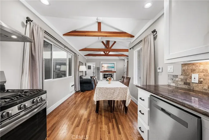 View from kitchen