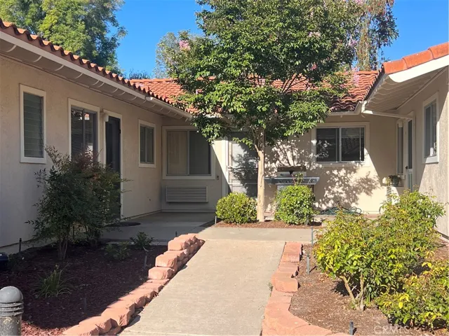 Courtyard View and back entrance