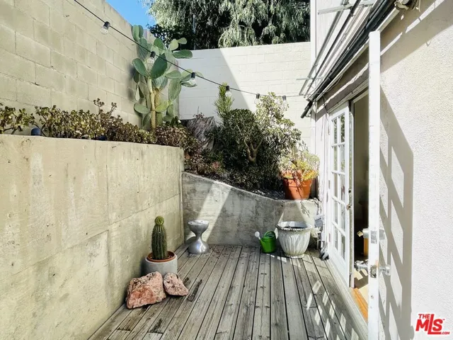 Private patio