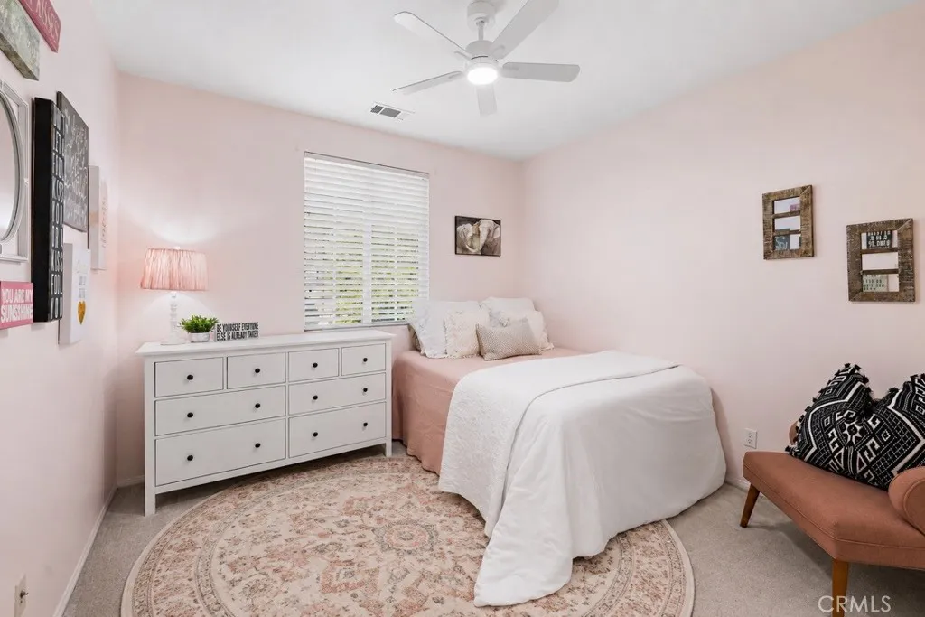 bedroom off front of the house