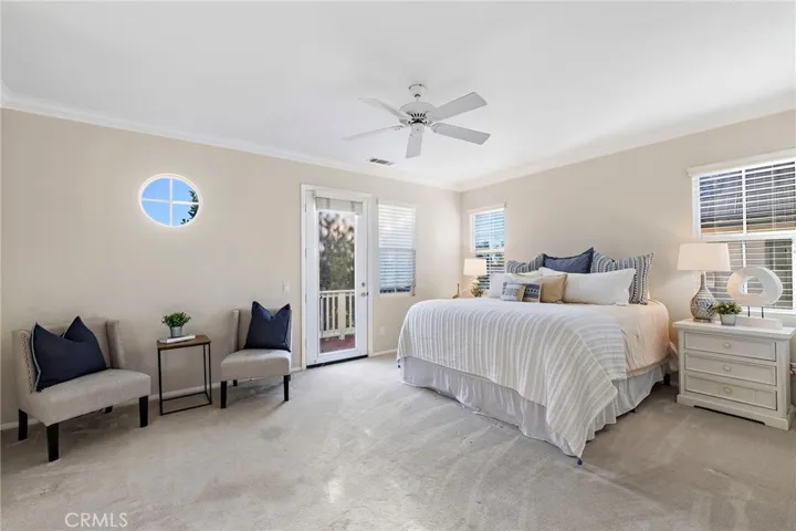 oversized primary bedroom