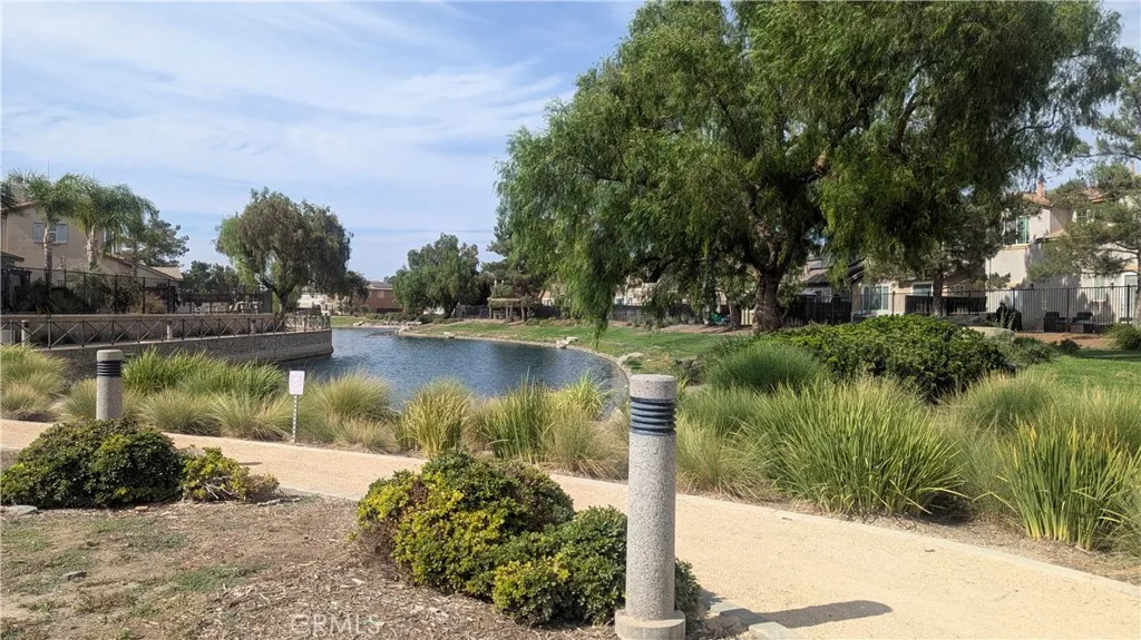 Waterways alongside a walking path