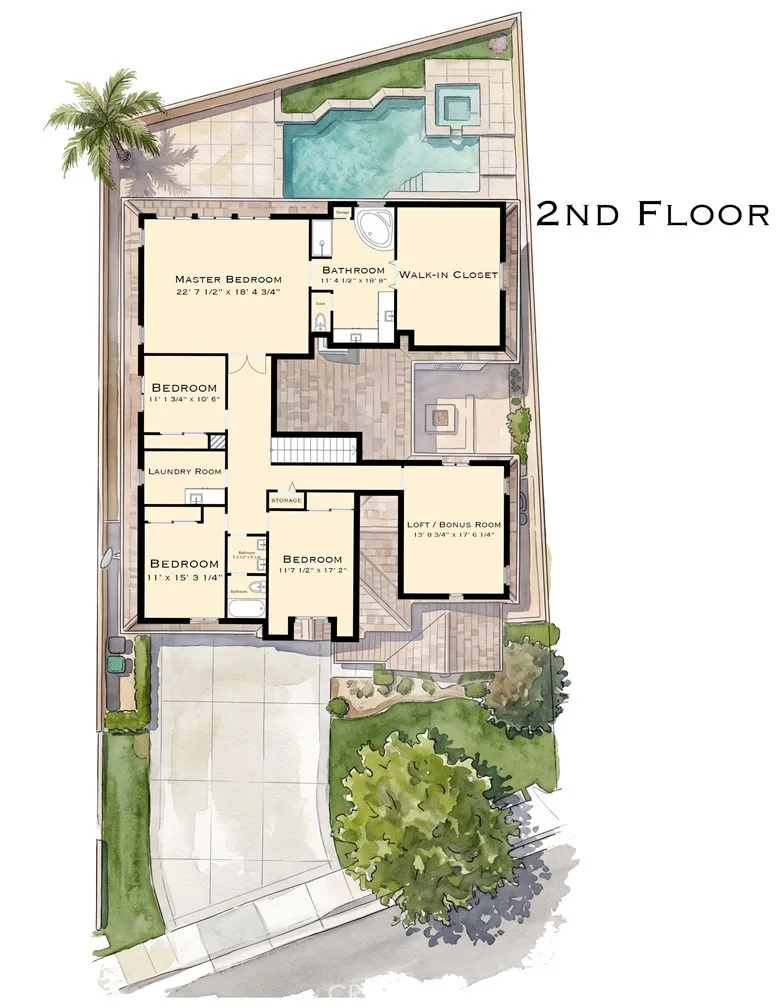 Floor Plan 2nd Floor