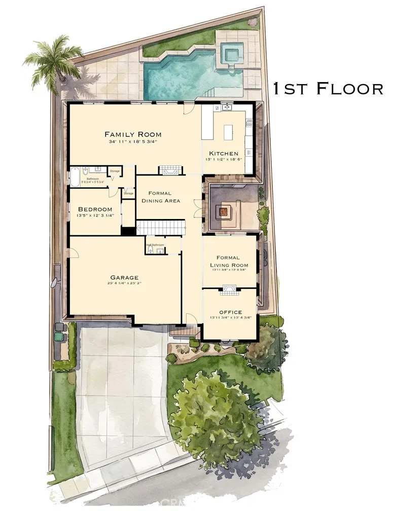 Floor Plan 1st Floor