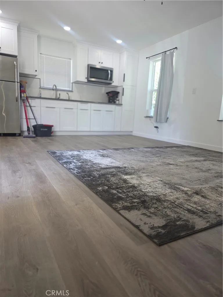 living room & kitchen