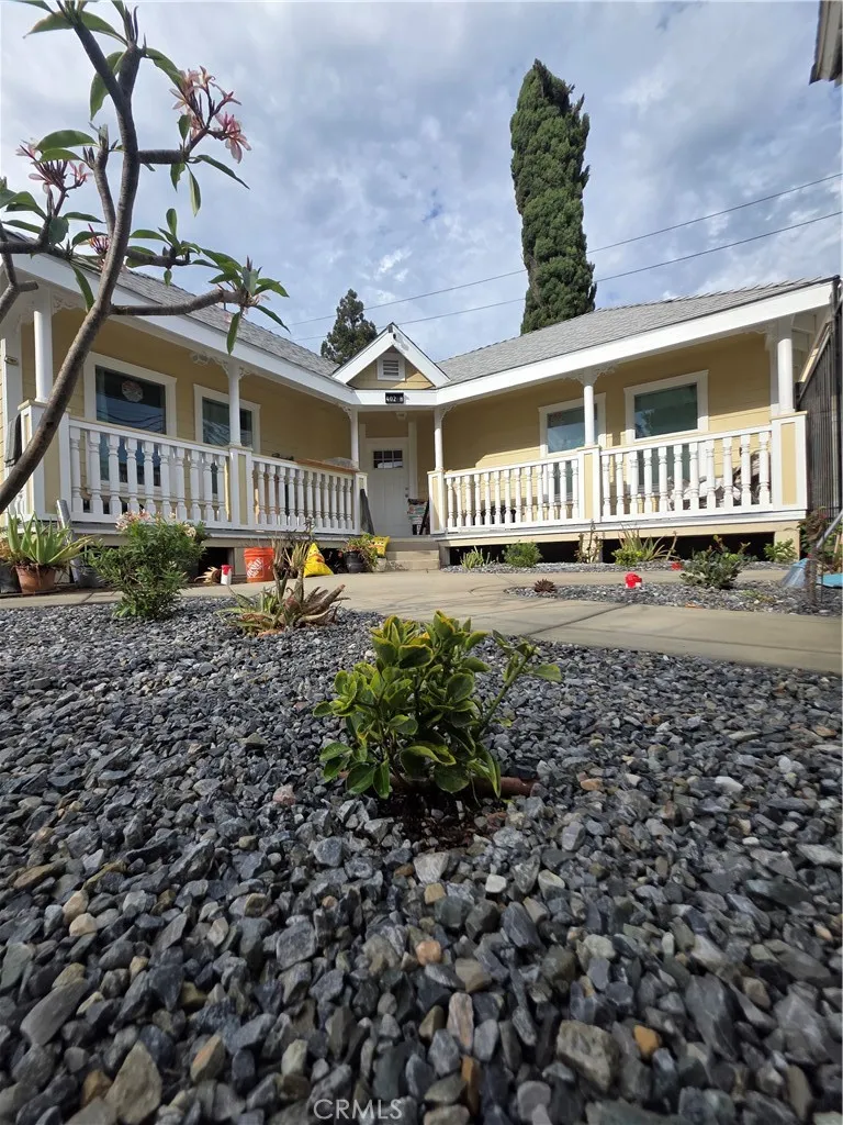 Front view of the house