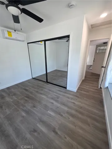 bedroom #2 mirrored closet doors