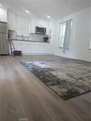living room & kitchen