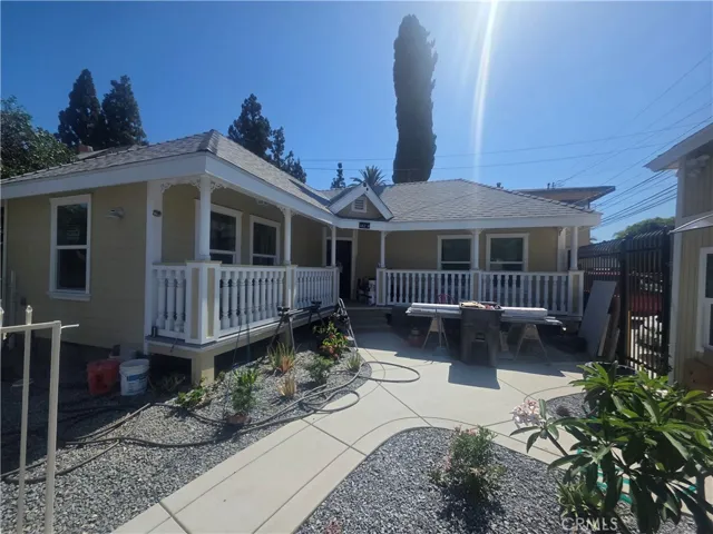 Front view of house