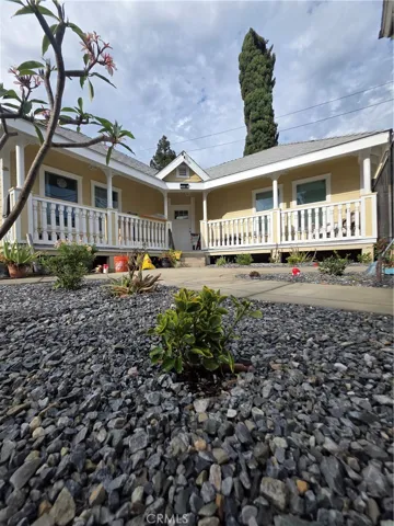 Front view of the house