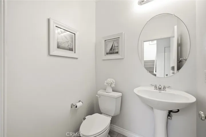 Main floor half bath.