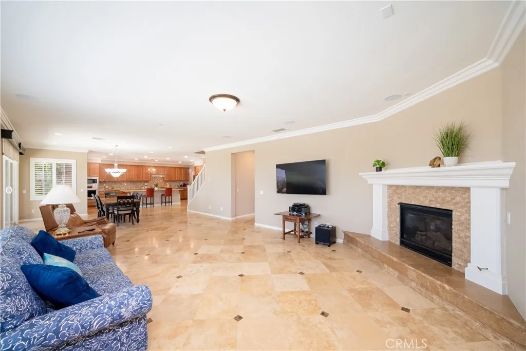 Family Room With Fireplace