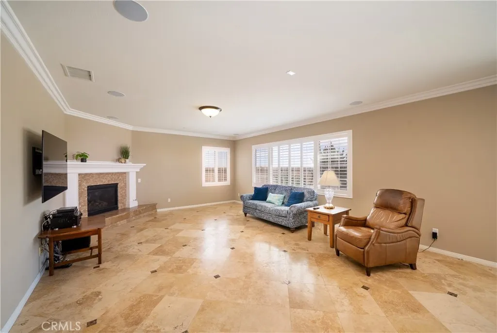 Family Room With Fireplace