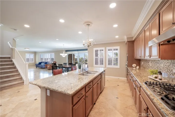 Kitchen With Large Center Island