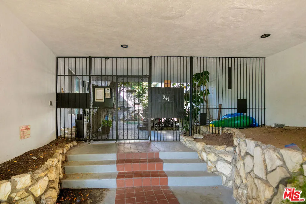 Gated Building entrance