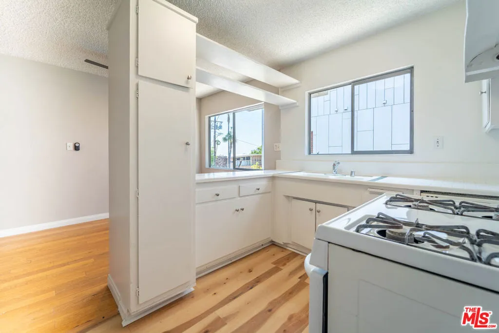 Kitchen facing dining area