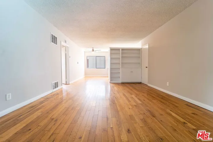 Living room facing kitchen