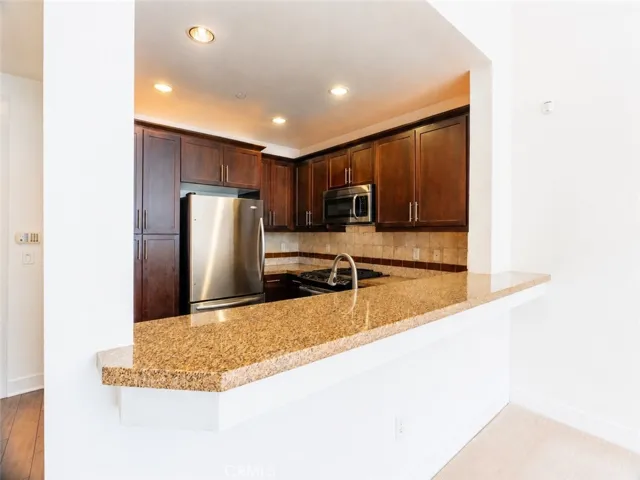 Kitchen with a breakfast bar