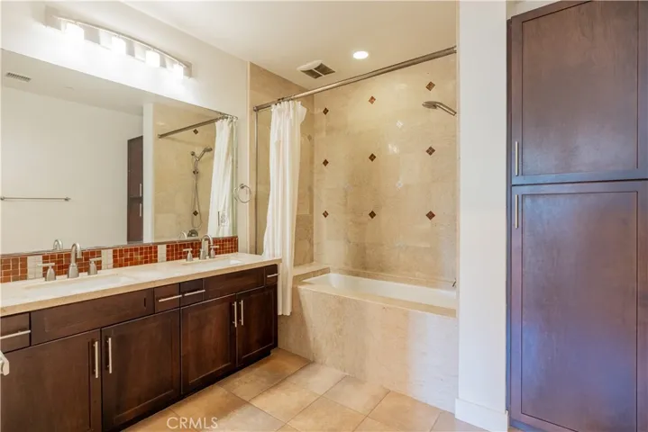 Primary Bathroom with a deep tub