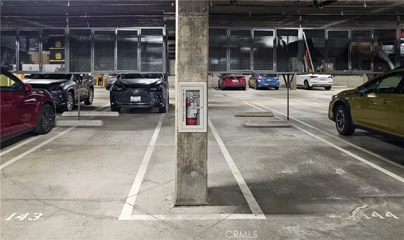 Side by side parking with storage