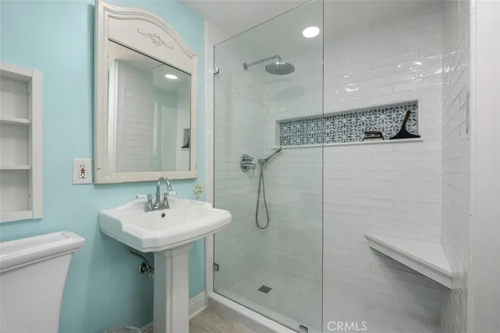 Newly remodeled primary bathroom