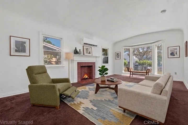 Virtually Staged Living Room