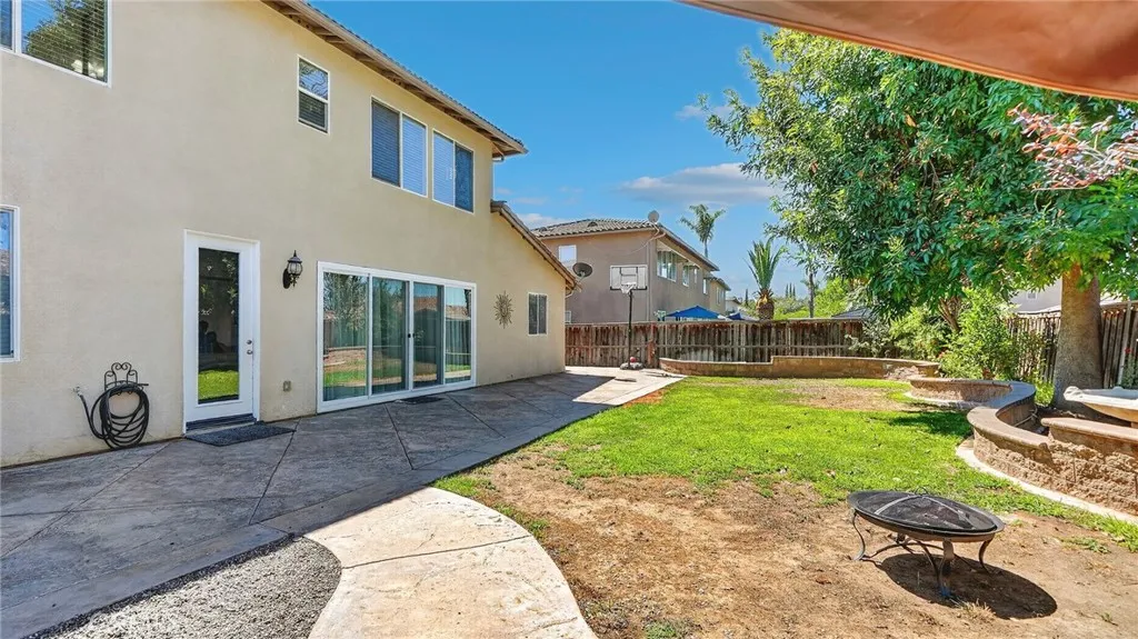 Large backyard