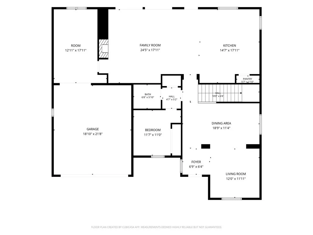 1st floor layout- dimensions are approx