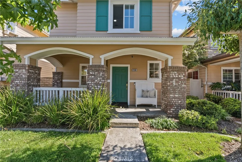 Front of home with cover porch.