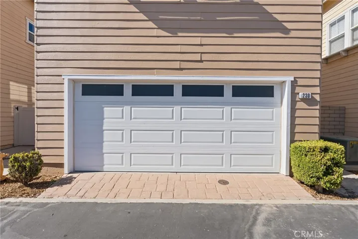 2 car attached garage.