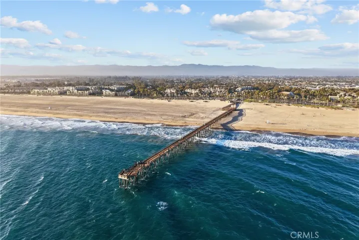 Beach and pier close by.