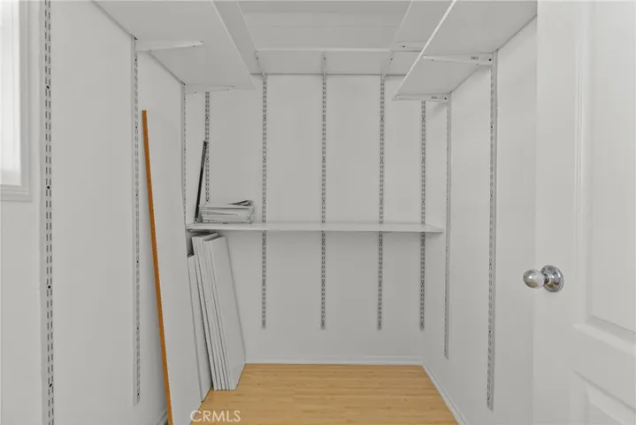 Walk-in closet.