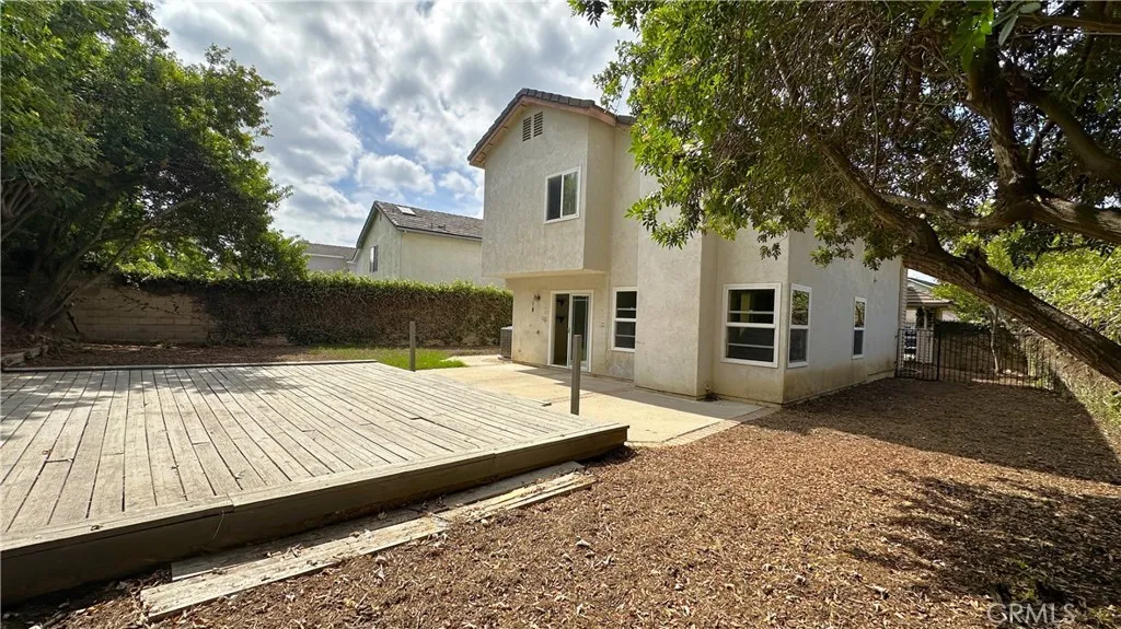 Backyard from west corner