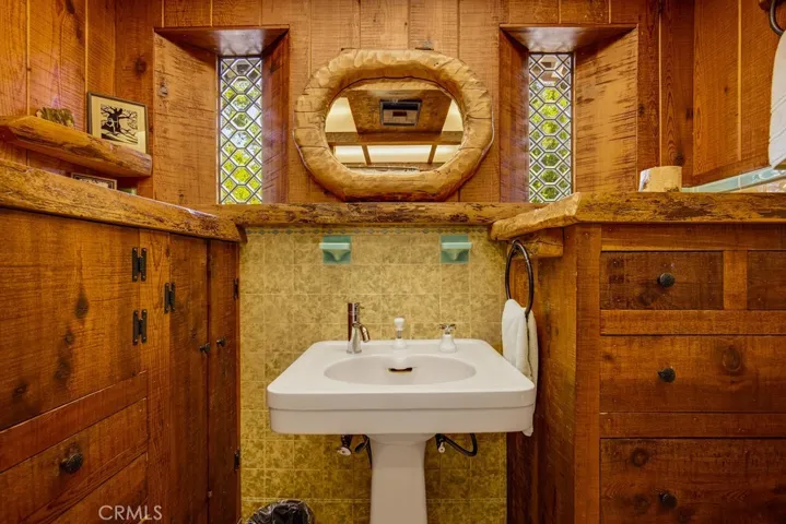 Main Floor Bathroom with Built-Ins