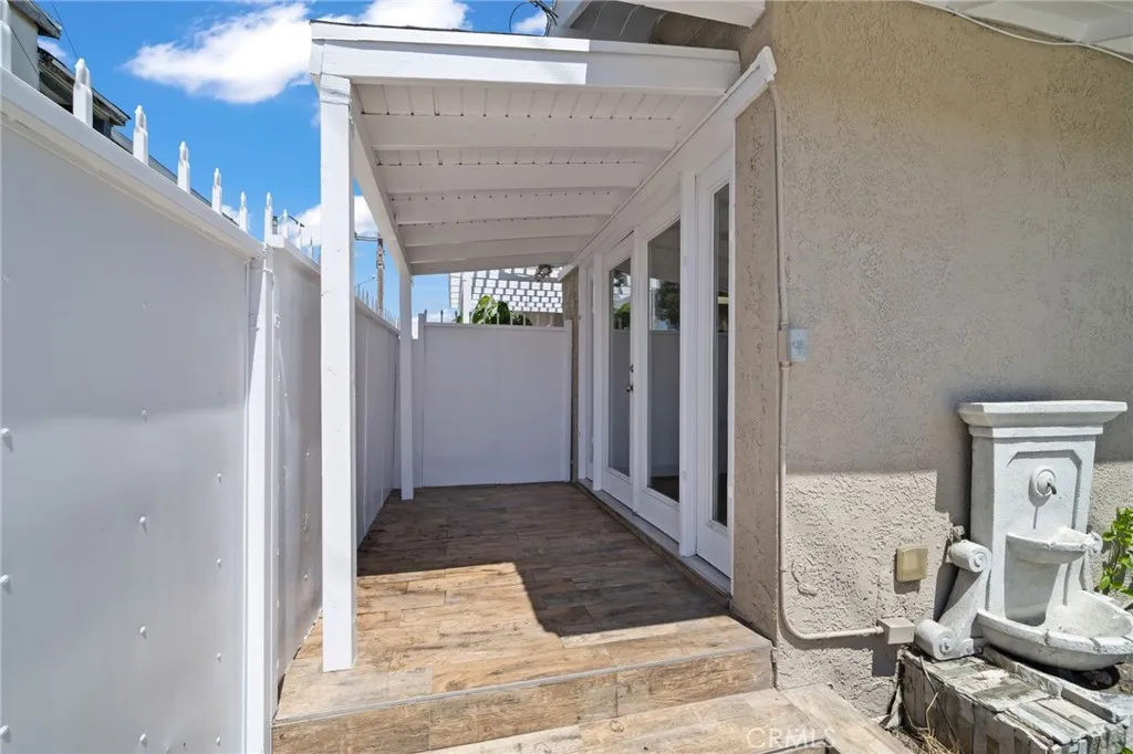 second patio off of kitchen