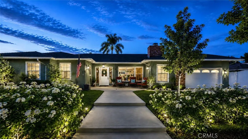 A welcoming entry and front porch for sitting and enjoying the neighborhood