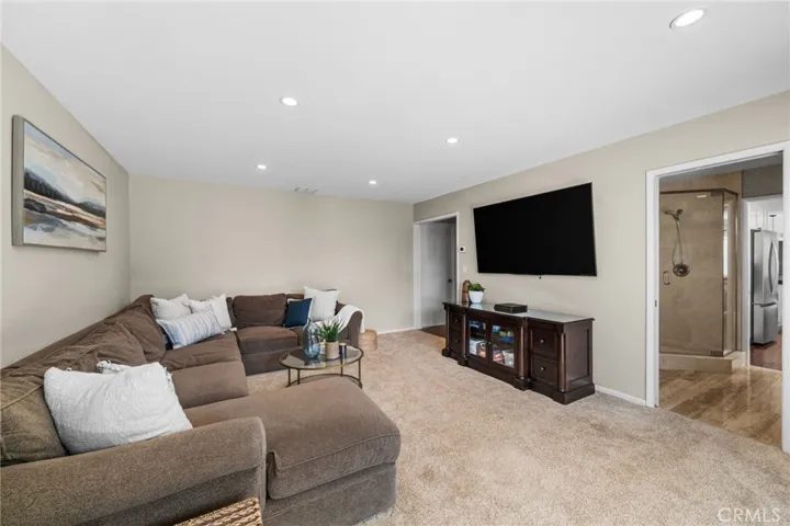 spacious and cozy. Separated from the three other bedrooms.