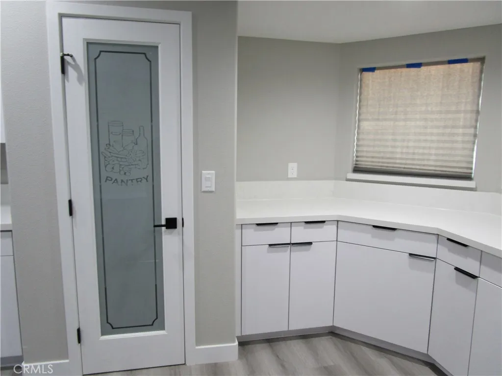KITCHEN WITH PANTRY DOOR