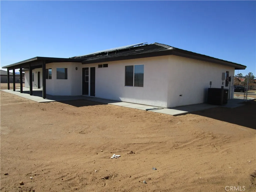RIGHT SIDE REAR OF HOUSE
