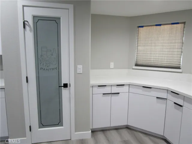 KITCHEN WITH PANTRY DOOR