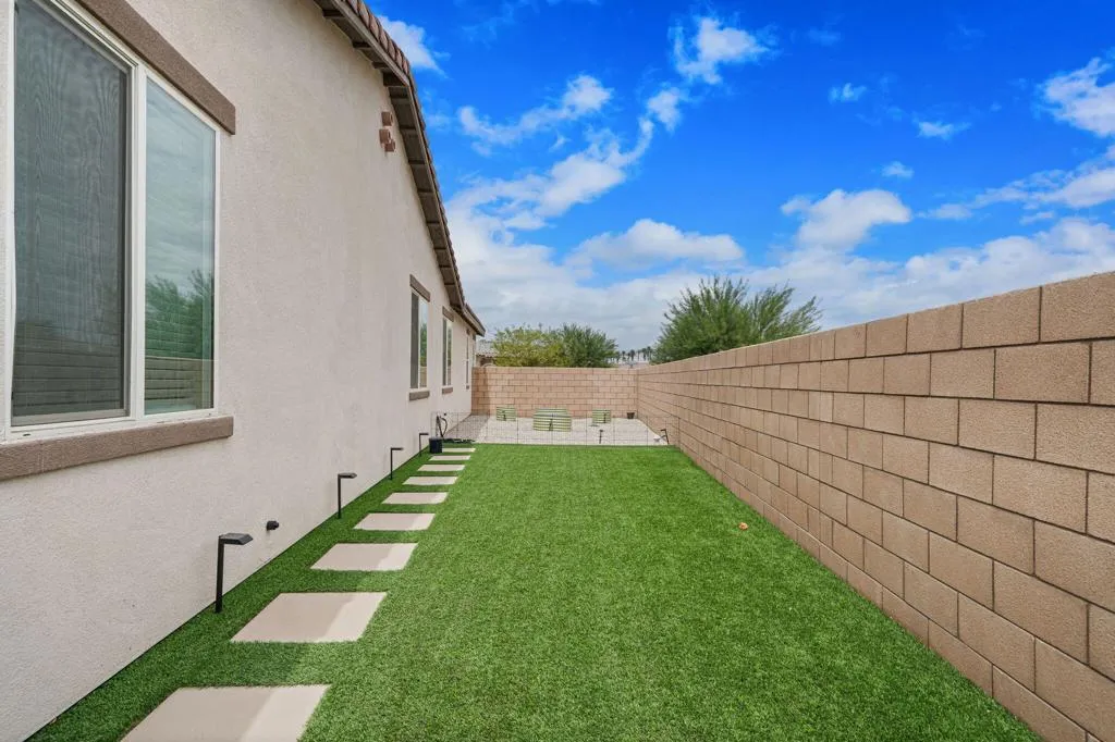 Side Yard Grass and Garden Side Yard Grass and Garden