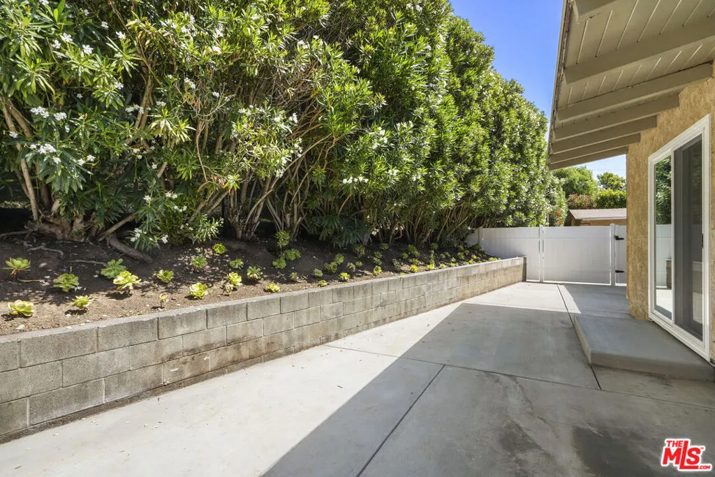 Back patio