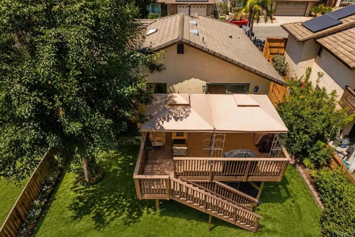 Virtually Staged Grass/Patio
