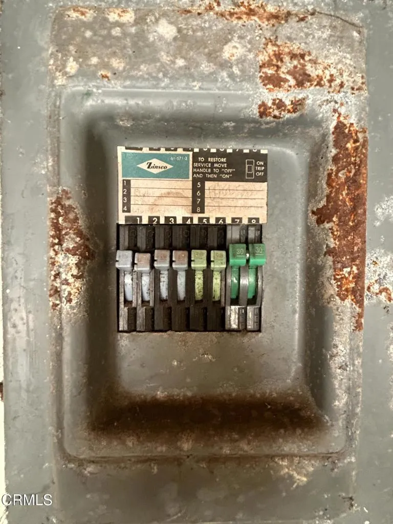 Garage zinsco panel