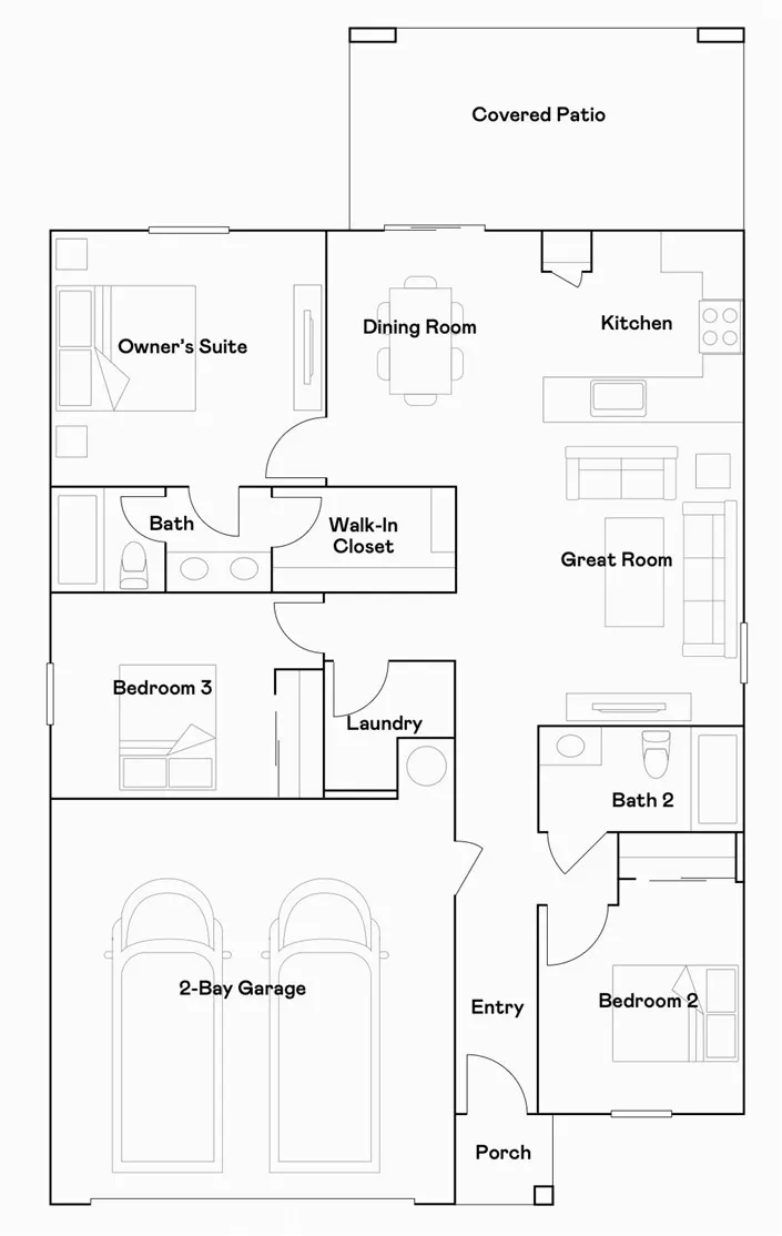 Residence 1 floorplan