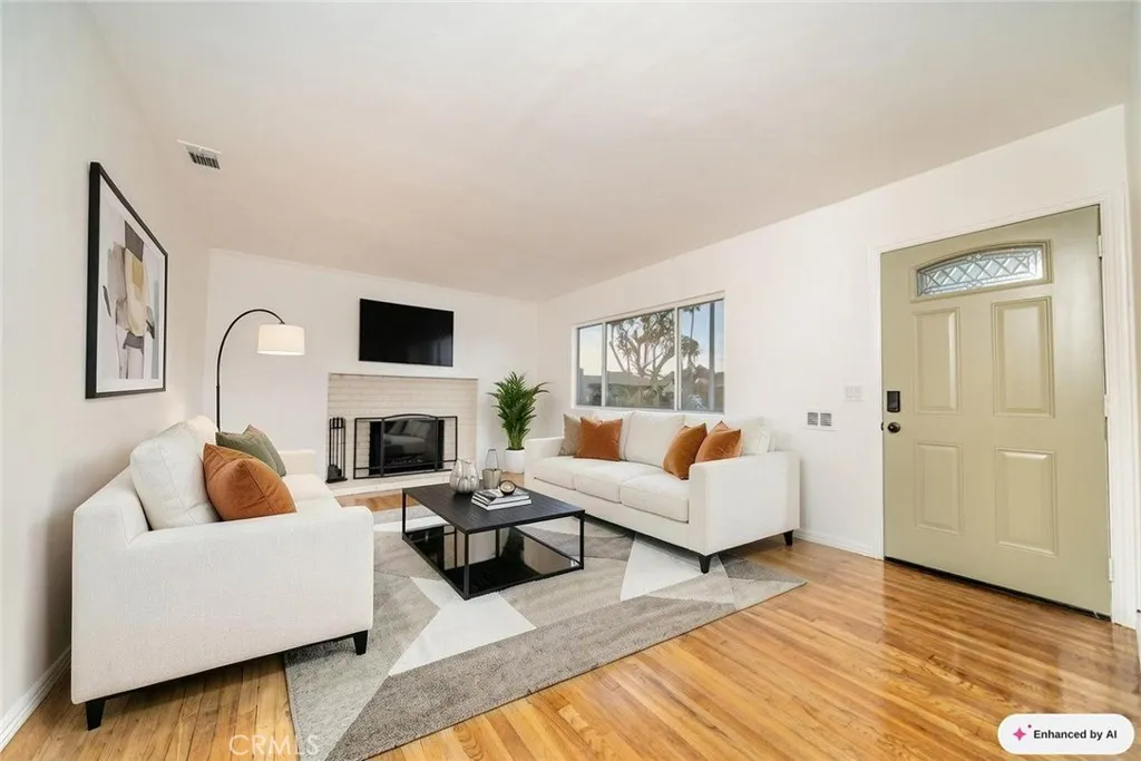 Virtually reimagined living room.