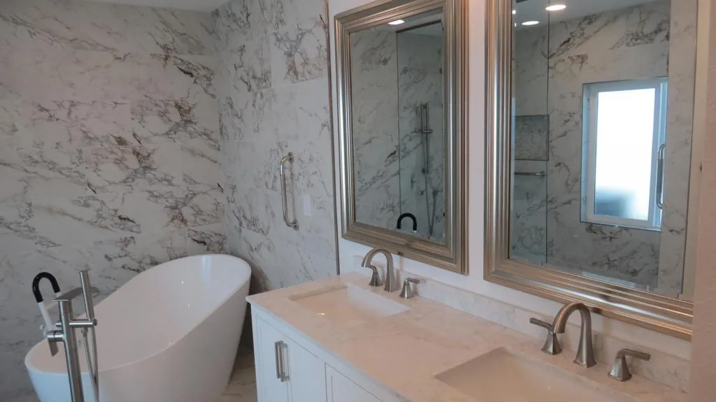 Remodeled bathroom