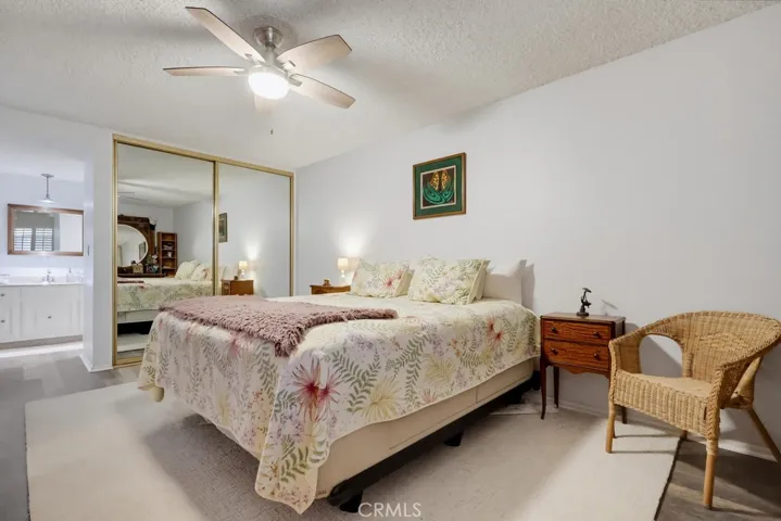 Primary bedroom featuring 2 large closets