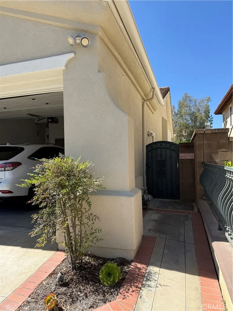 Side Walk to Backyard